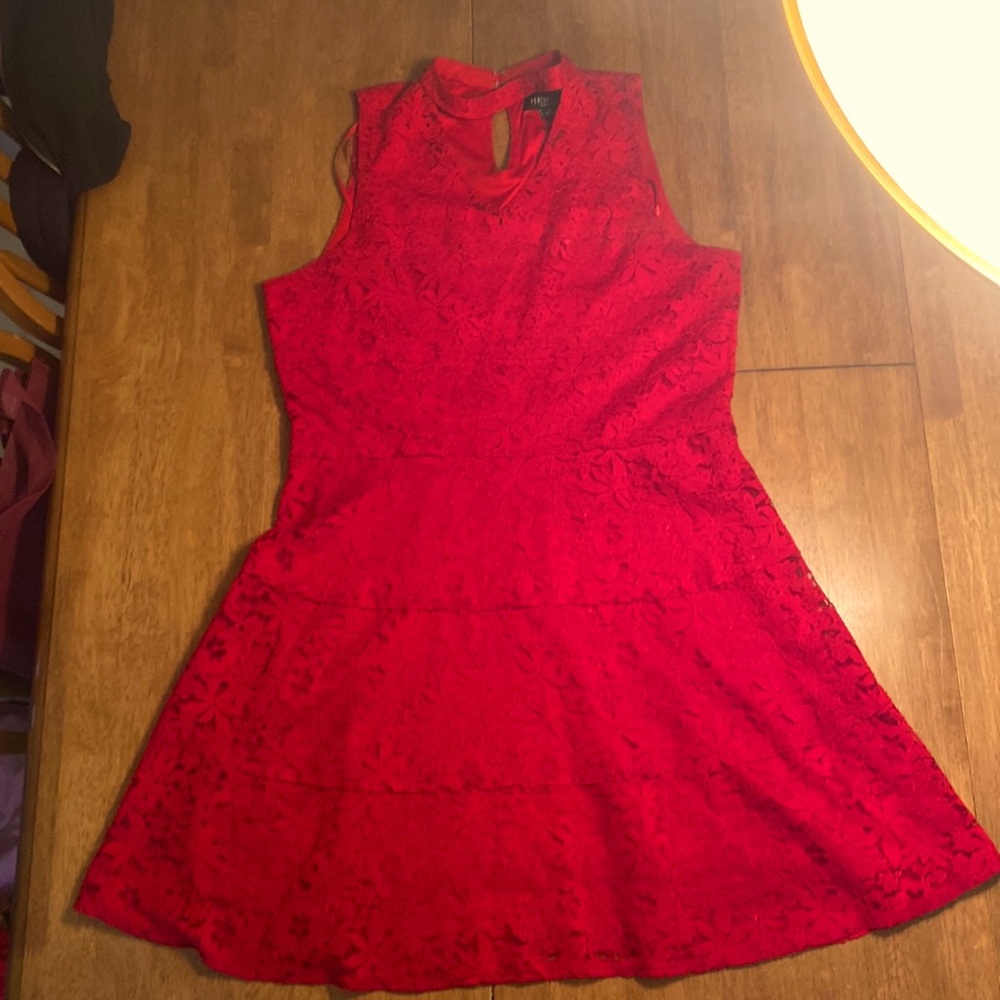 Dress by Perceptions; size 16; red color
